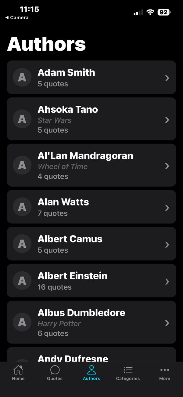 Author list showing voices from philosophy, history, and contemporary thought